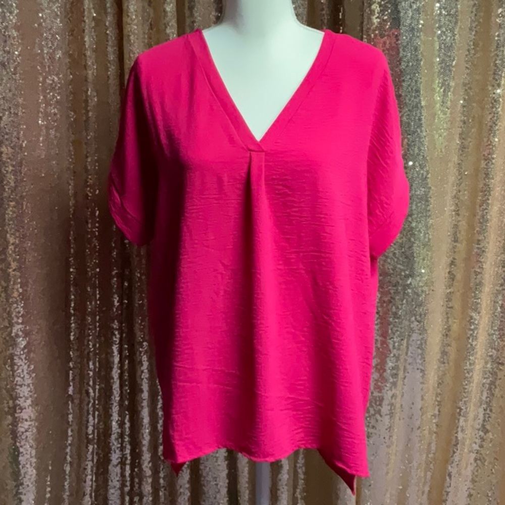 Pink Neon Dreams Dressy Tee - Picture 3 of 9